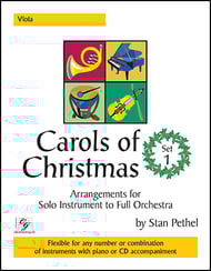 cover Carols of Christmas #1 Viola Book, Flexible Ensemble, opt. Solo cover